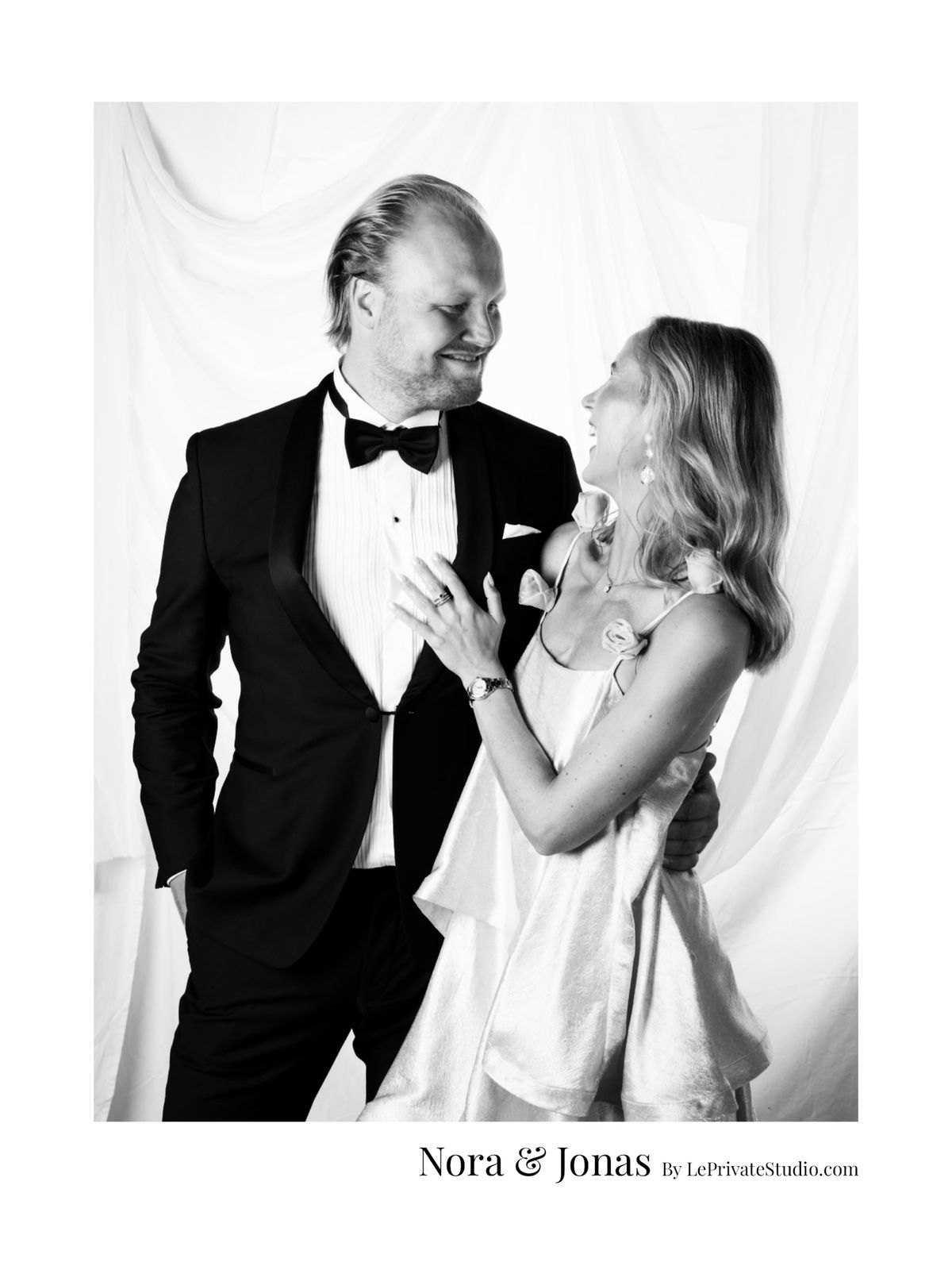 Mariage septembre 2026, Portrait réalisé lors d’un événement privé, Le Private Studio, Côte d’Azur