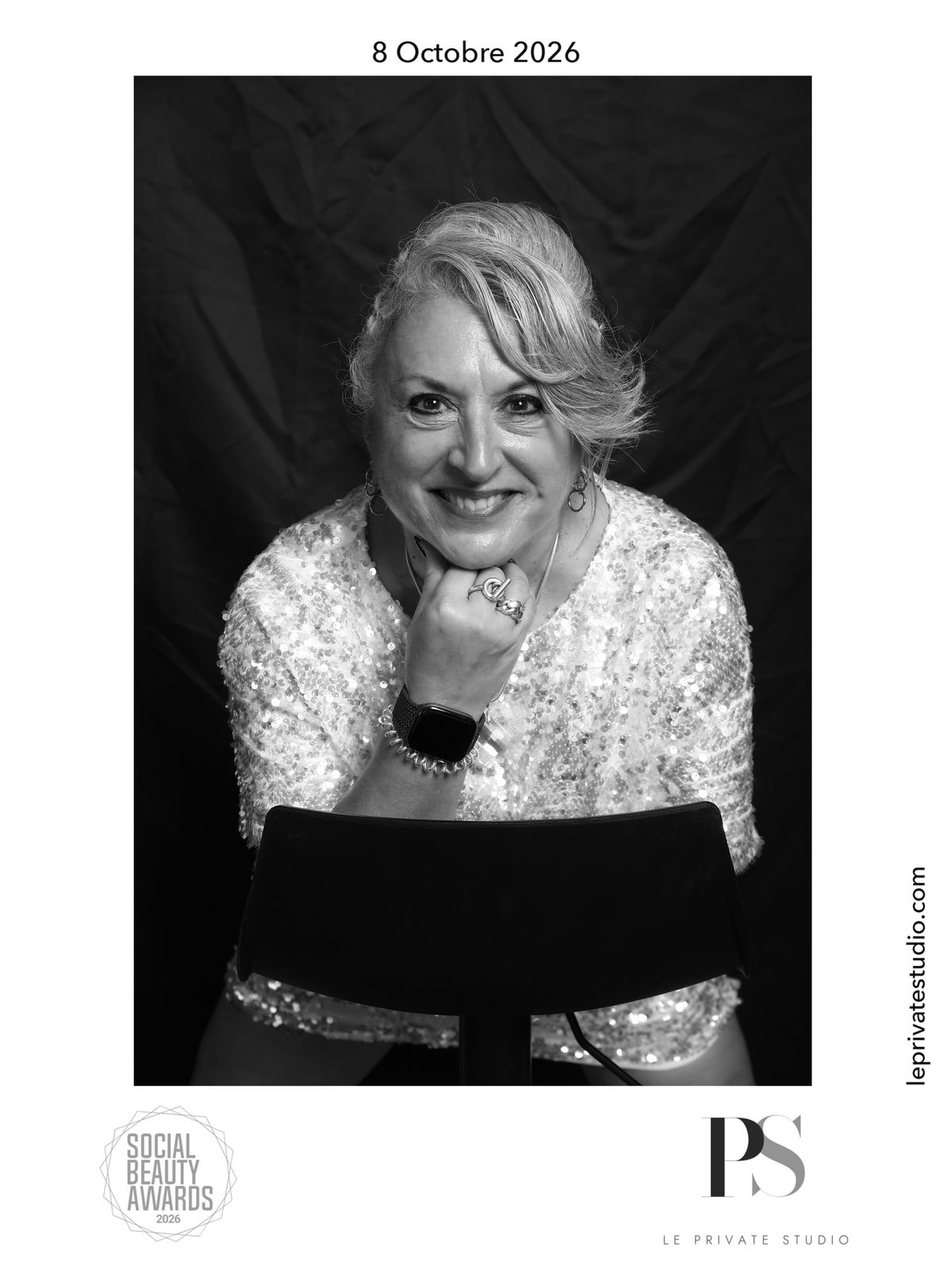 Gala octobre 2026, Portrait réalisé lors d’un événement privé, Le Private Studio, Côte d’Azur