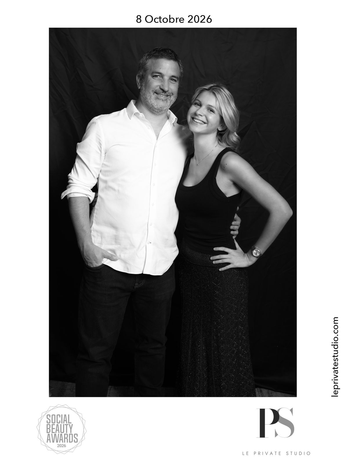 Gala octobre 2026, Portrait réalisé lors d’un événement privé, Le Private Studio, Côte d’Azur
